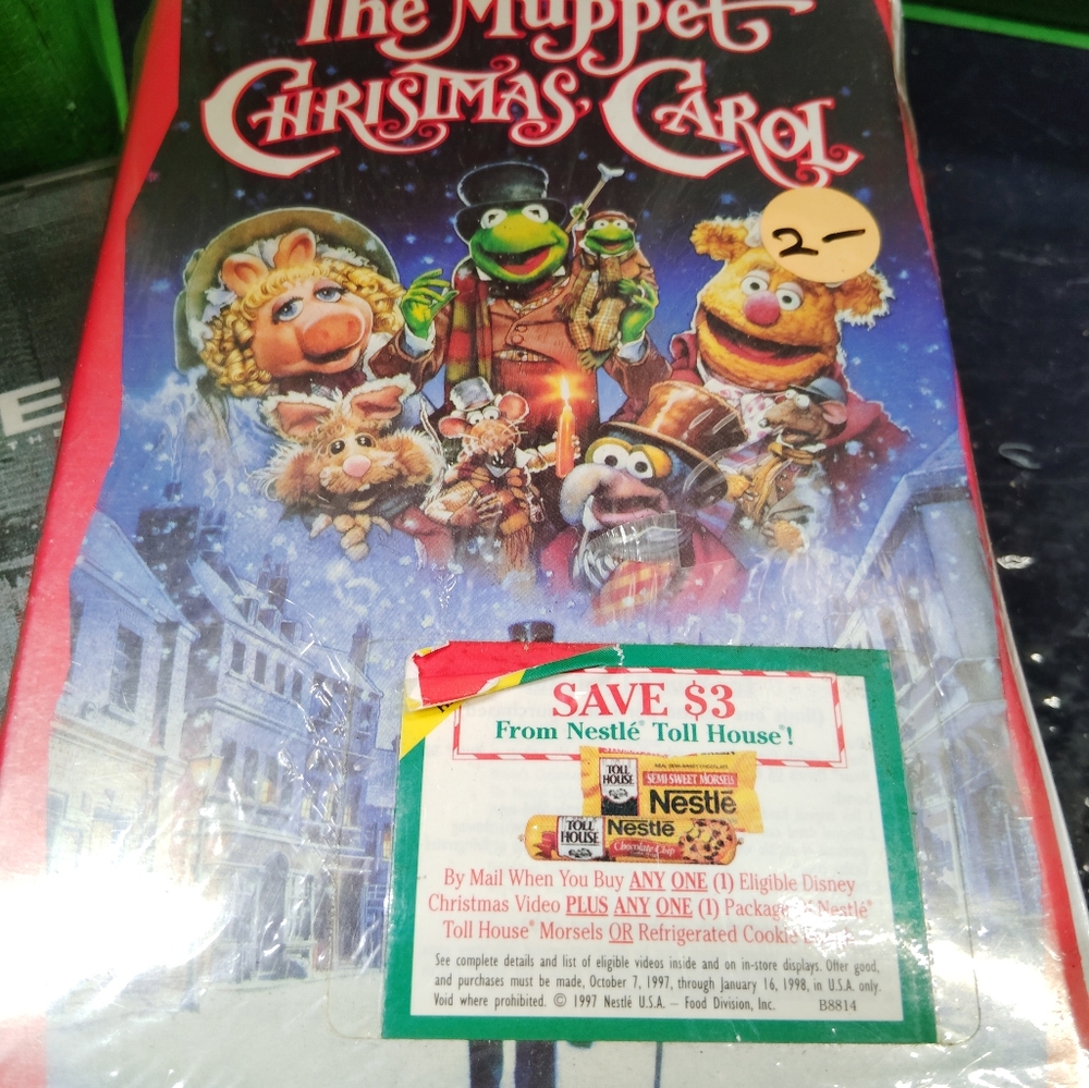 Muppets Christmas carol vhs